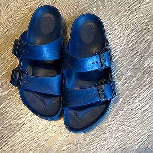Navy BIRKENSTOCK Arizona Eva sandal size 5-5 1/2 (36)